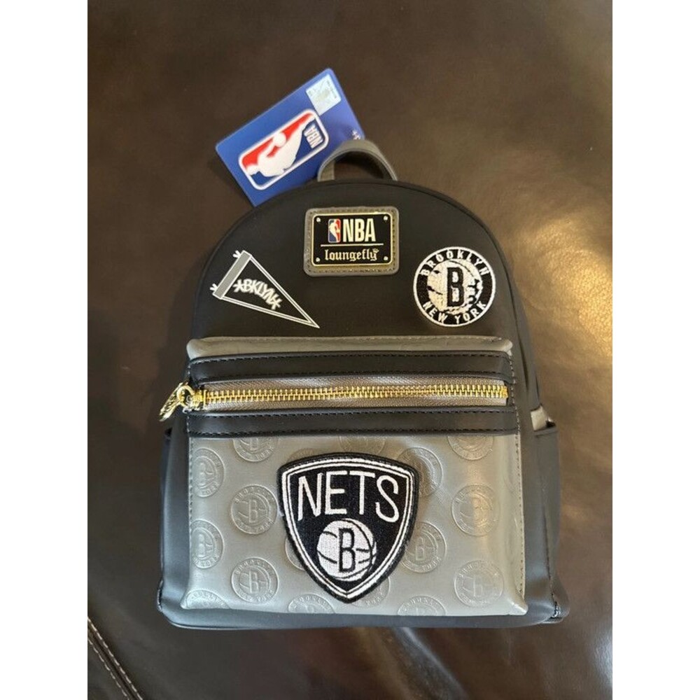 NBA Loungefly Brooklyn Nets Mini Backpack NWT